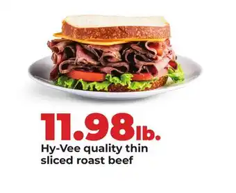 Hy-Vee Hy-Vee quality thin sliced roast beef offer