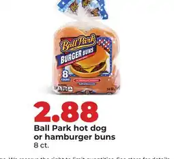 Hy-Vee Ball Park hot dog or hamburger buns offer