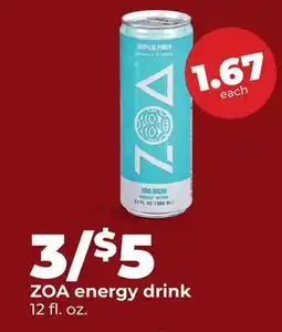 Hy-Vee ZOA energy drink offer
