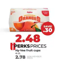 Hy-Vee Hy-Vee fruit cups offer