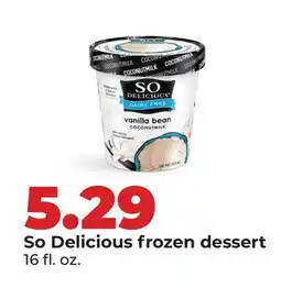 Hy-Vee So Delicious frozen dessert offer