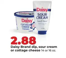 Hy-Vee Daisy Brand dip, sour cream or cottage cheese offer