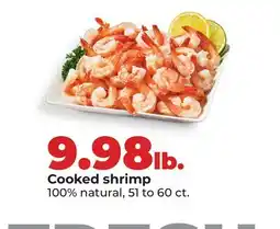 Hy-Vee Cooked shrimp offer