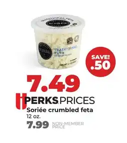 Hy-Vee Soriée crumbled feta offer