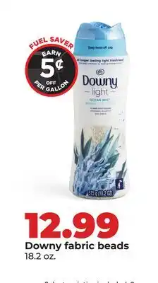 Hy-Vee Downy fabric beads offer