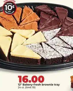 Hy-Vee 12 Bakery-fresh brownie tray offer