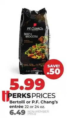 Hy-Vee Bertolli , P. F. Chang's entrée offer