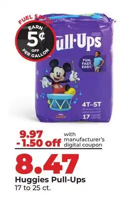 Hy-Vee Huggies Pull-Ups offer