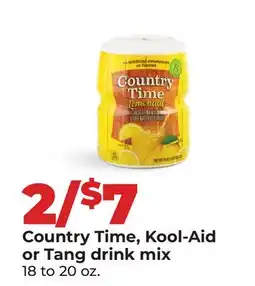Hy-Vee Country Time, Kool-Aid or Tang drink mix offer