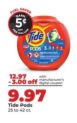 Hy-Vee Tide Pods offer