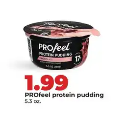Hy-Vee PROfeel protein pudding offer