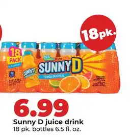 Hy-Vee Sunny D juice drink offer