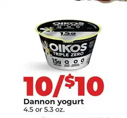 Hy-Vee Dannon yogurt offer