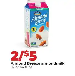 Hy-Vee Almond Breeze almondmilk offer