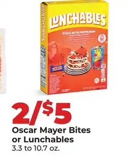 Hy-Vee Oscar Mayer Bites or Lunchables offer