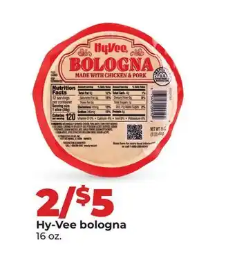 Hy-Vee Hy-Vee bologna offer