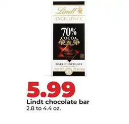 Hy-Vee Lindt chocolate bar offer