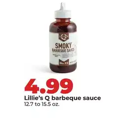 Hy-Vee Lillie's Q barbeque sauce offer