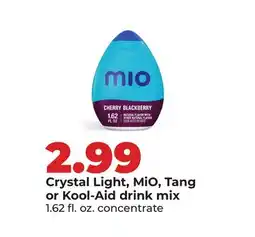 Hy-Vee Crystal Light, MiO, Tang or Kool-Aid drink mix offer