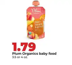 Hy-Vee Plum Organics baby food offer