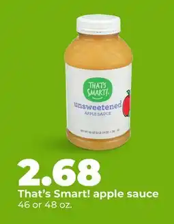Hy-Vee That's Smart! apple sauce offer