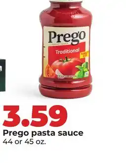 Hy-Vee Prego pasta sauce offer