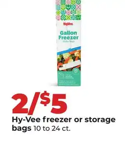 Hy-Vee Hy-Vee freezer or storage bags offer