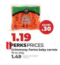 Hy-Vee Grimmway Farms baby carrots offer