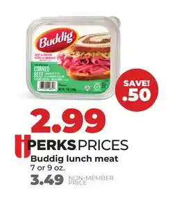 Hy-Vee Buddig lunch meat offer