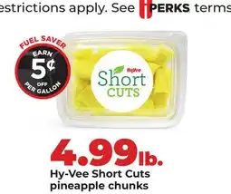 Hy-Vee Hy-Vee Short Cuts pineapple chunks offer