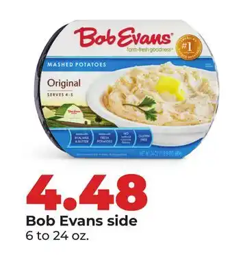 Hy-Vee Bob Evans side offer