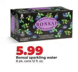 Hy-Vee Bonsai sparkling water offer