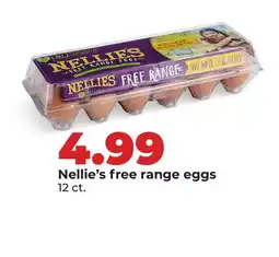 Hy-Vee Nellie's free range eggs offer
