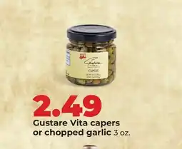 Hy-Vee Gustare Vita capers or chopped garlic offer