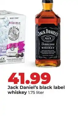 Hy-Vee Jack Daniel's black label whiskey offer
