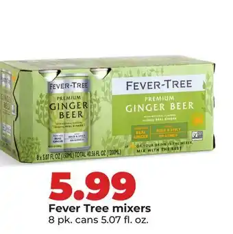 Hy-Vee Fever Tree mixers offer