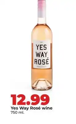 Hy-Vee Yes Way Rosé wine offer