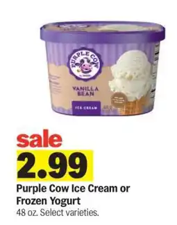 Meijer Purple Cow Ice Cream or Frozen Yogurt offer