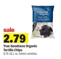 Meijer True Goodness Organic Tortilla Chips offer