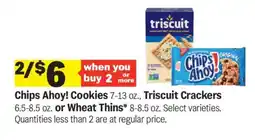 Meijer Chips Ahoy! Cookies, Triscuit Crackers, Wheat Thins offer