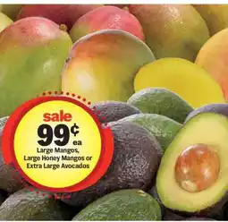 Meijer Large Mangos, Large Honey Mangos or Extra Large Avocados offer