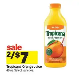 Meijer Tropicana Orange Juice offer
