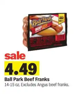 Meijer Ball Park Beef Franks offer