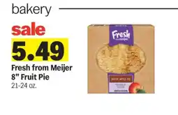 Meijer Fresh from Meijer 8 Fruit Pie offer