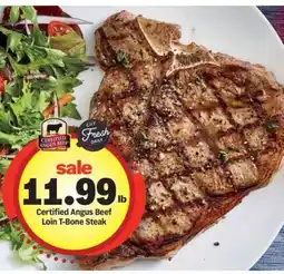 Meijer Certified Angus Beef Loin T-Bone Steak offer
