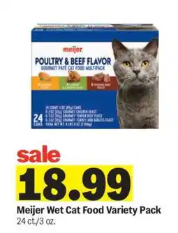 Meijer Meijer Wet Cat Food Variety Pack offer