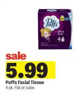 Meijer Puffs Facial Tissue offer