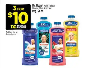 Dollar General Mr. Clean Multi-Surface Cleaner offer