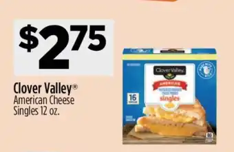 Dollar General Clover Valley American Cheese Singles 12 oz offer