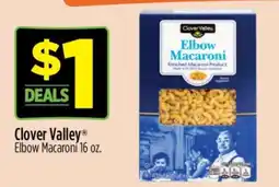 Dollar General Clover Valley Elbow Macaroni 16 oz offer